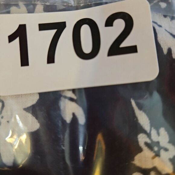 Lauren Ralph Lauren Women's Med Blue  Floral Cropped Pants linen blend wide leg - Picture 11 of 12